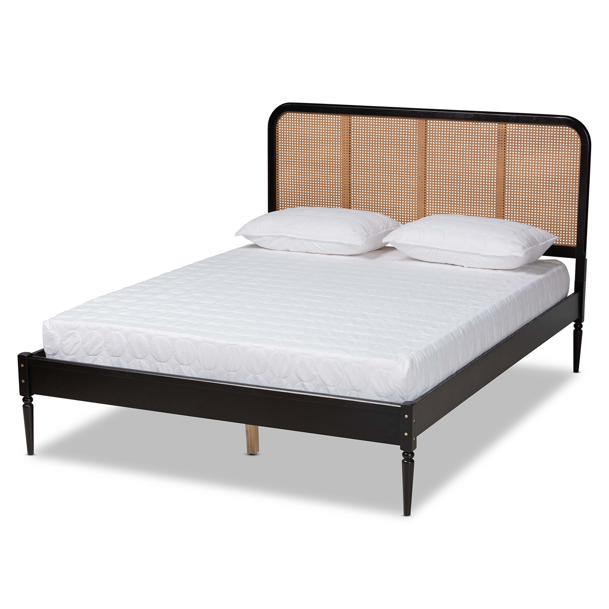 Baxton studio rattan deals bed